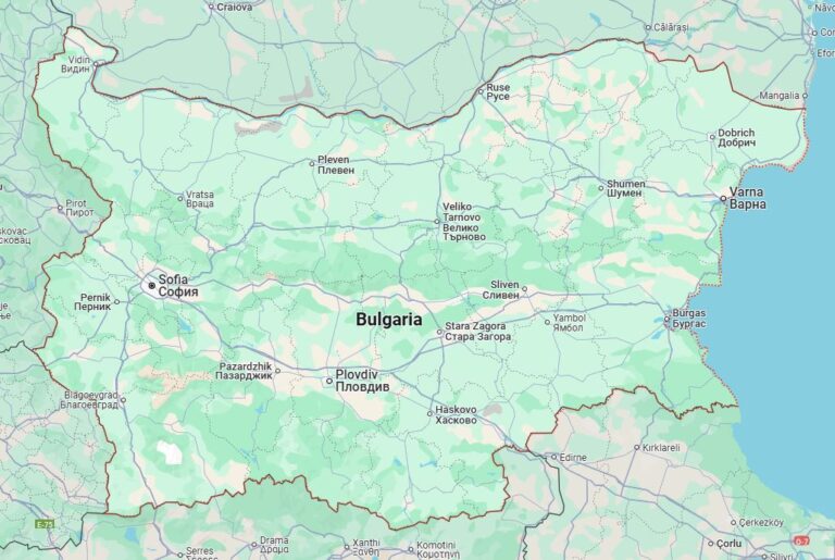 map bulgaria 768x515