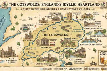 Cotswolds Map