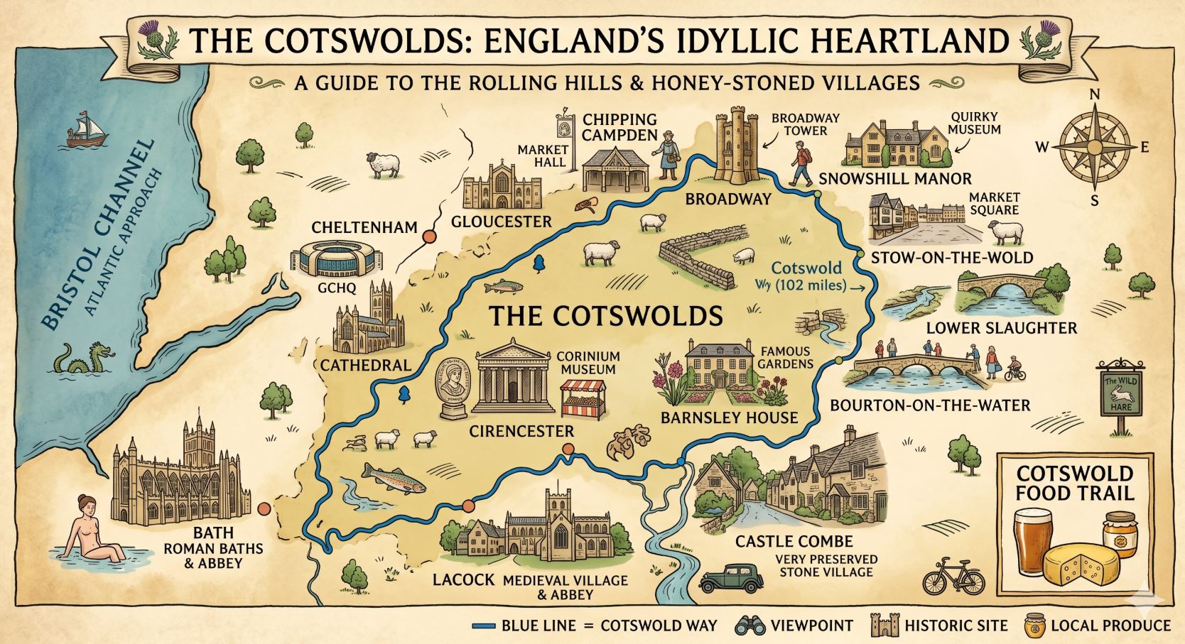 Cotswolds Map