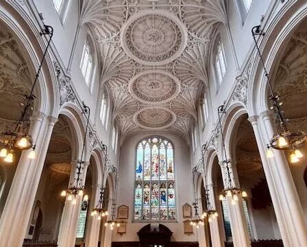 st mary aldermary London's most beautiful cafe