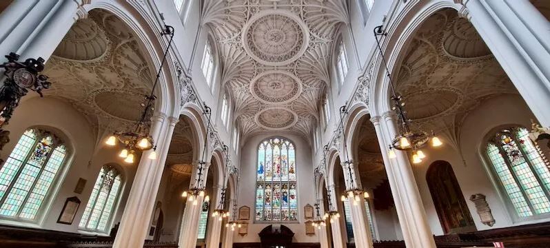 st mary aldermary London's most beautiful cafe